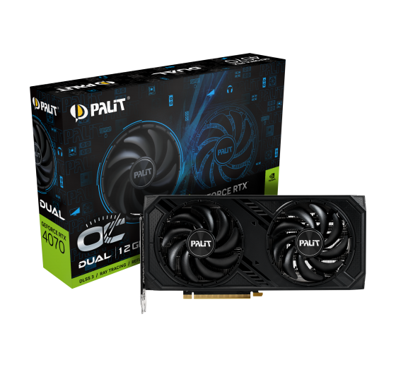 Palit Products - GeForce RTX™ 4070 Dual OC ::